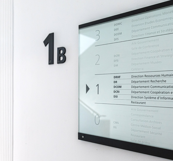 Gestion de l’information et programmation pour projet signalétique wayfinding. Mise en accessibilité et PMR